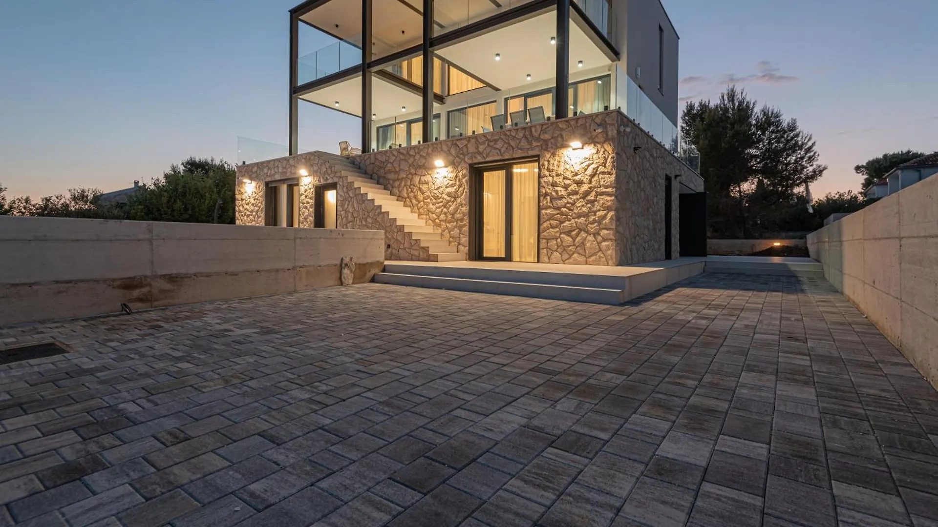 Luxury Seafront Villa Aurea - With Private Pool, Game Room & Stunning Sea Views Privlaka  Croatia